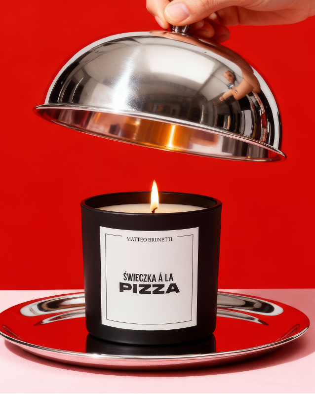 Świeca sojowa „A La Pizza”