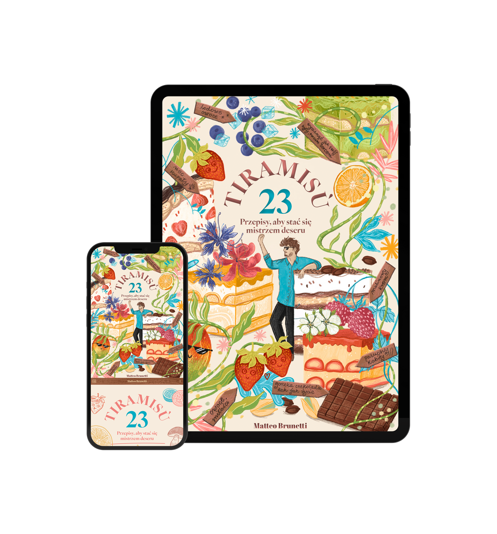 E-book TIRAMISU na telefonie i tablecie